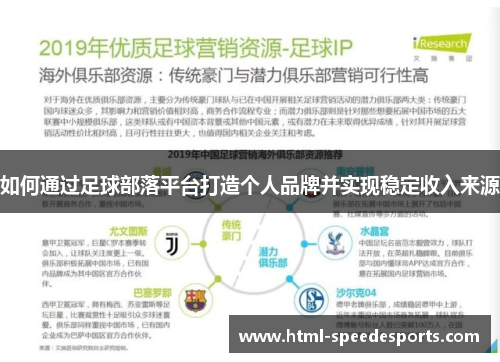 如何通过足球部落平台打造个人品牌并实现稳定收入来源